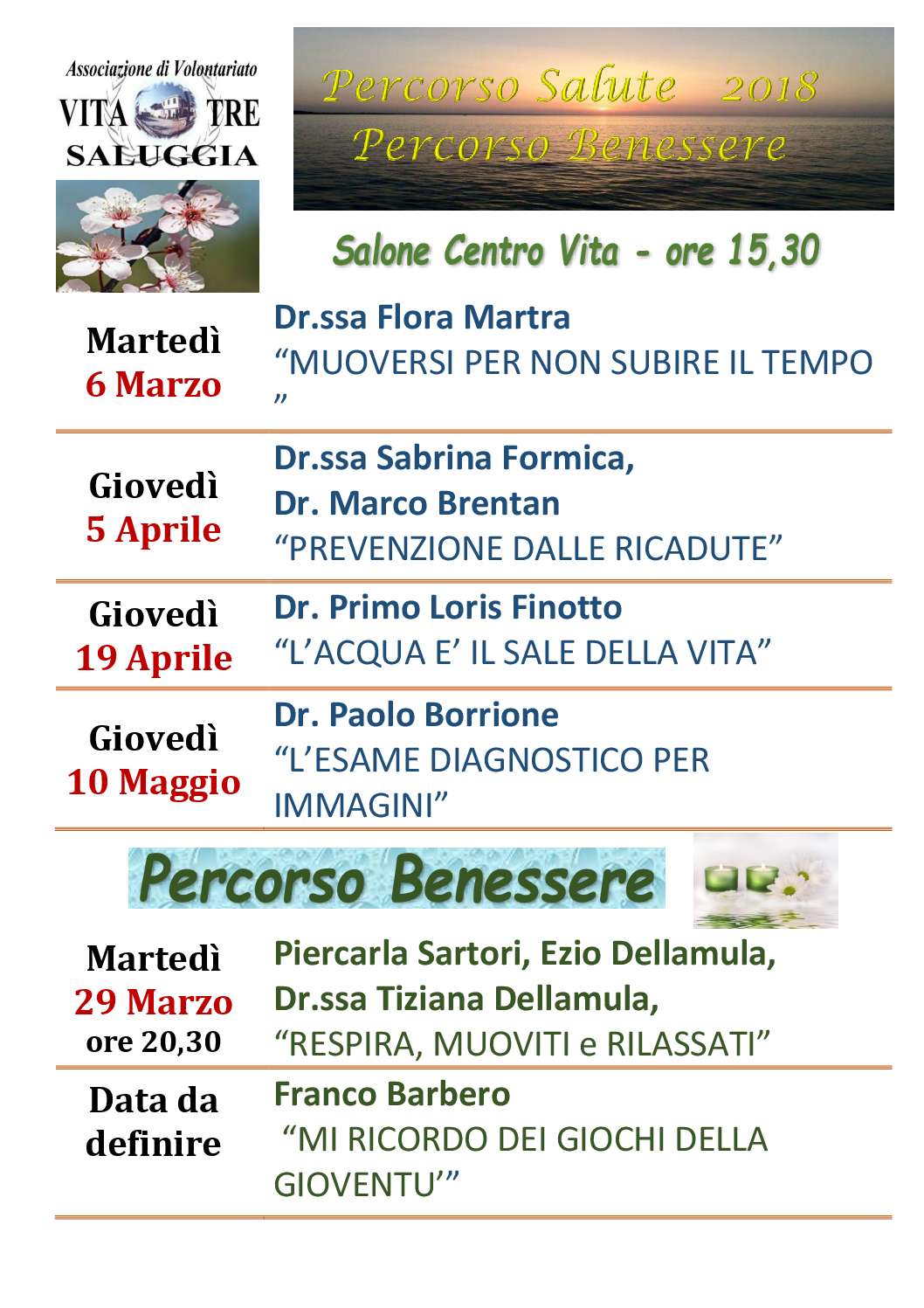 Percorso Salute 2018