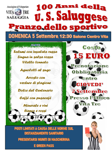 PRANZO DELLO SPORTIVO