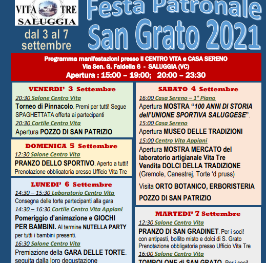 SAN GRATO 2021