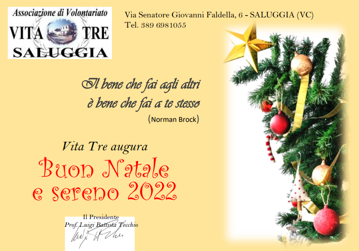 AUGURI DI BUONE FESTE